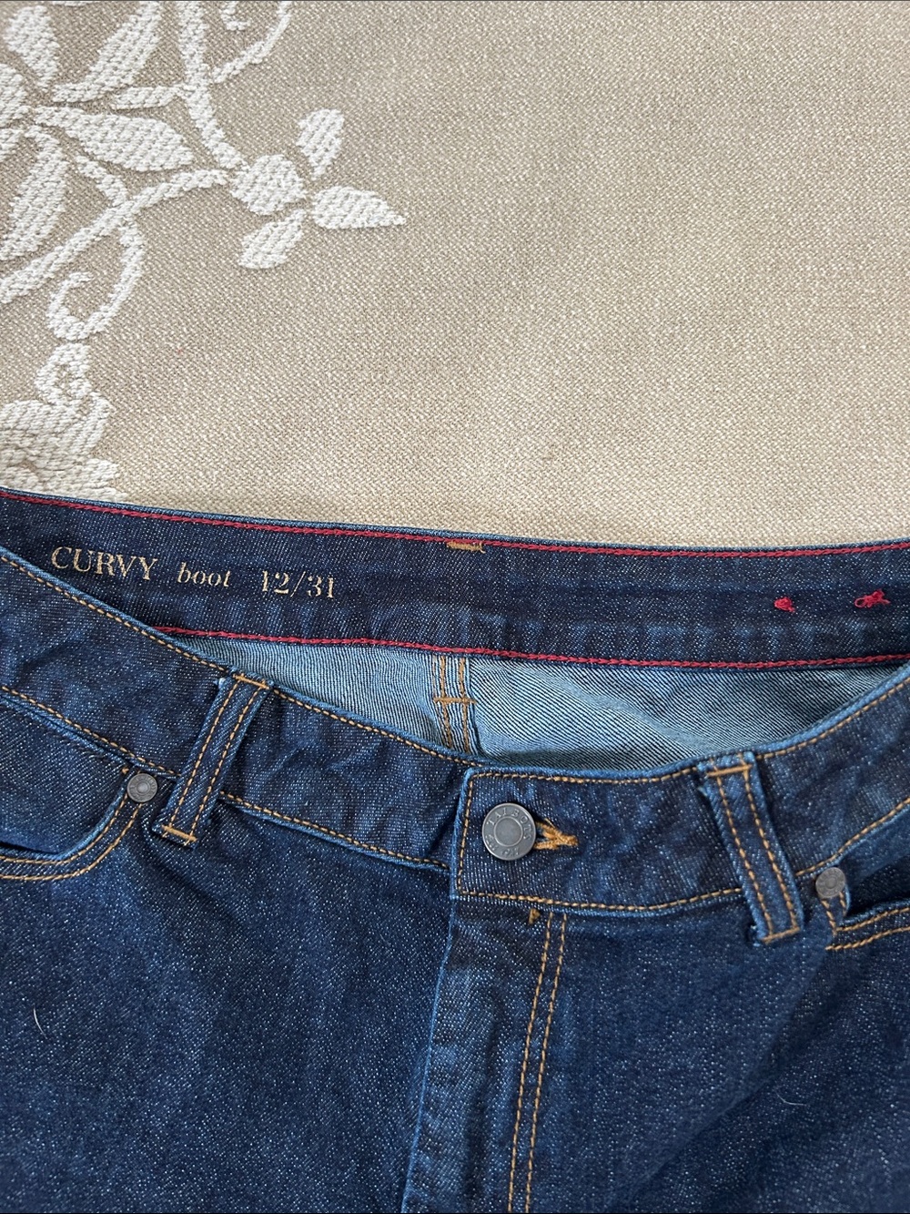 Talbots Curvy Boot Dark Blue Women’s Jeans - Size 12/31